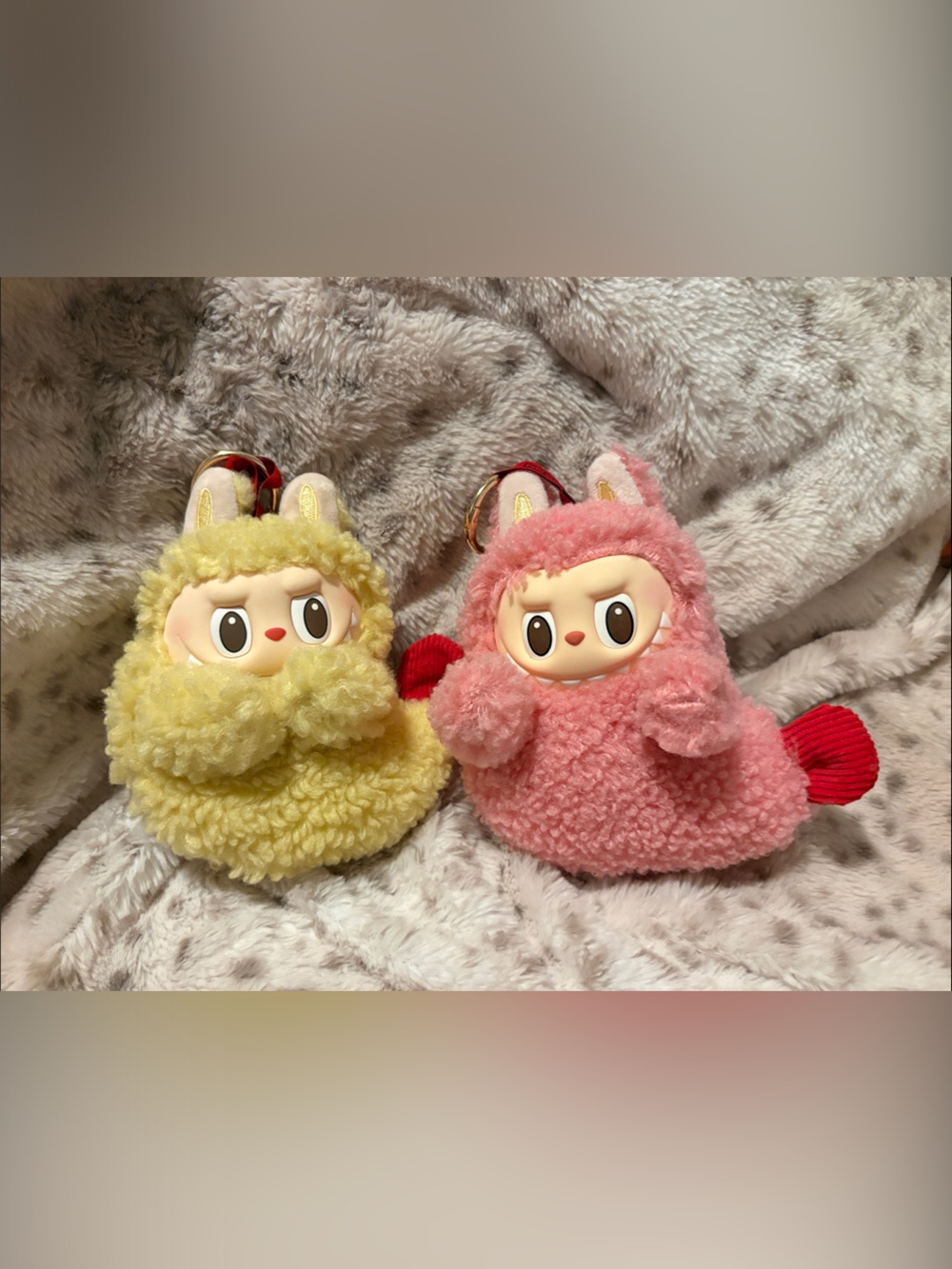 Bundle of Two La.fu.fu Shrimp Keychain Pouch
